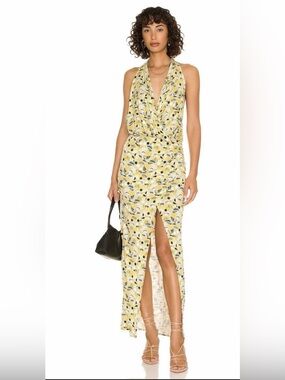 Free People Daria Halter Wrap Dress